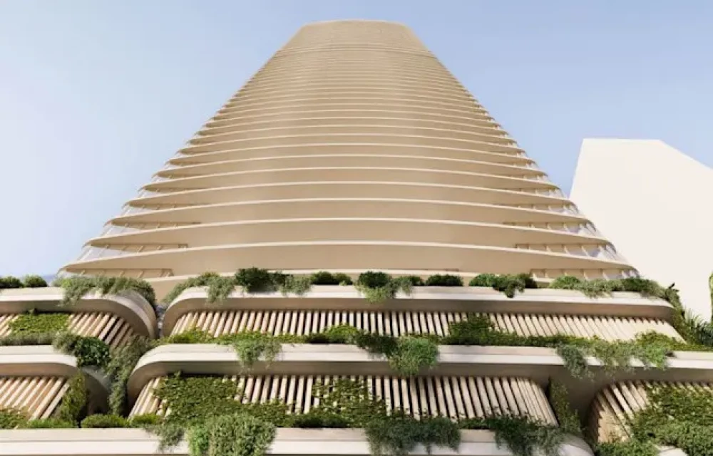 High-rise residential project in Gold Coast’s Broadbeach set to replace 1980s tower with $45M+ redevelopment featuring 216 units and future subcontractor opportunitiesarticle image