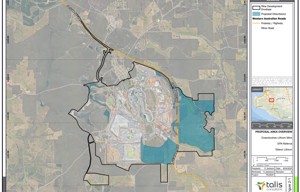 Major lithium mine expansion in South West WA faces formal environmental review; project aims for 2027 construction startarticle image