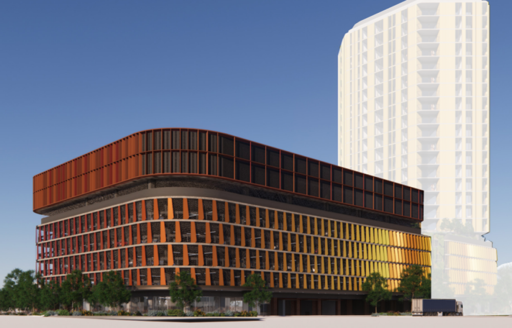 Proposed $50m Murdoch development with retail tenancy and multi-level car park awaiting head contractor appointment.