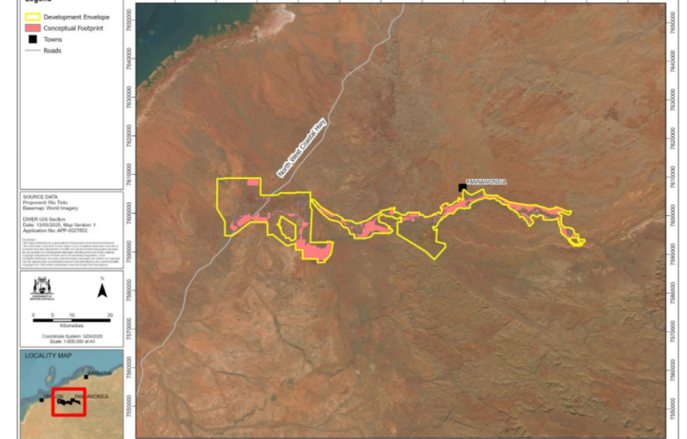 Proposed iron ore mine extension in WA's Pilbara region moves forward with environmental review and infrastructure development plans