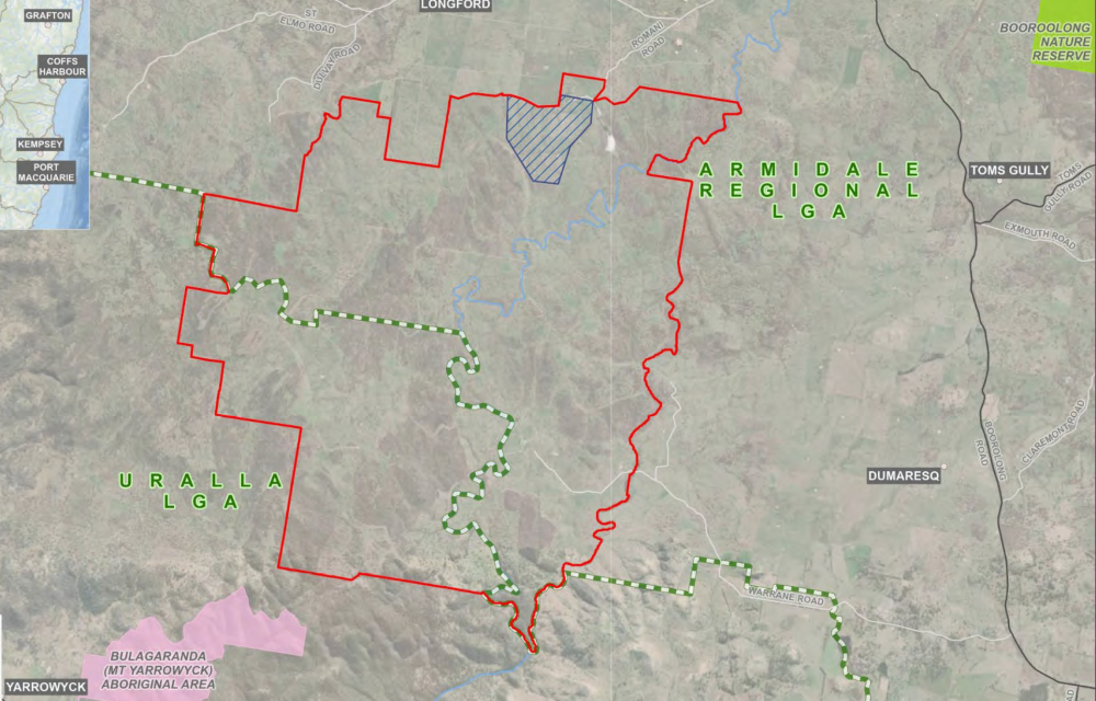 Proposed wind farm and battery project in New England NSW with 76 turbines and large-scale storage, creating major supply opportunities for contractors.