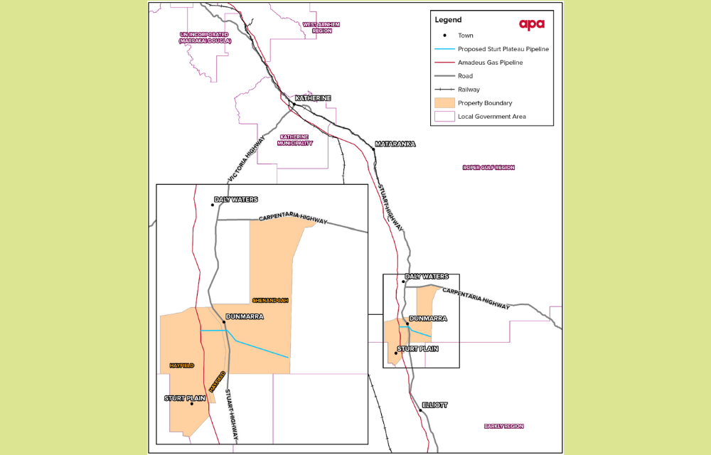 The two projects would open the door to large-scale commercial gas development in the Beetaloo, supplying both domestic and export markets.