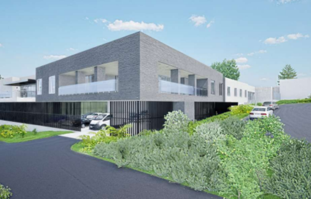 Artist impression of a modern two-storey aged care facility approved for development in Perth’s east