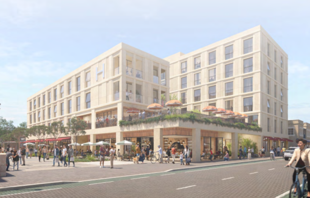 Proposed multi-storey hotel development in Fremantle featuring guest facilities, commercial spaces and a new public pedestrian laneway