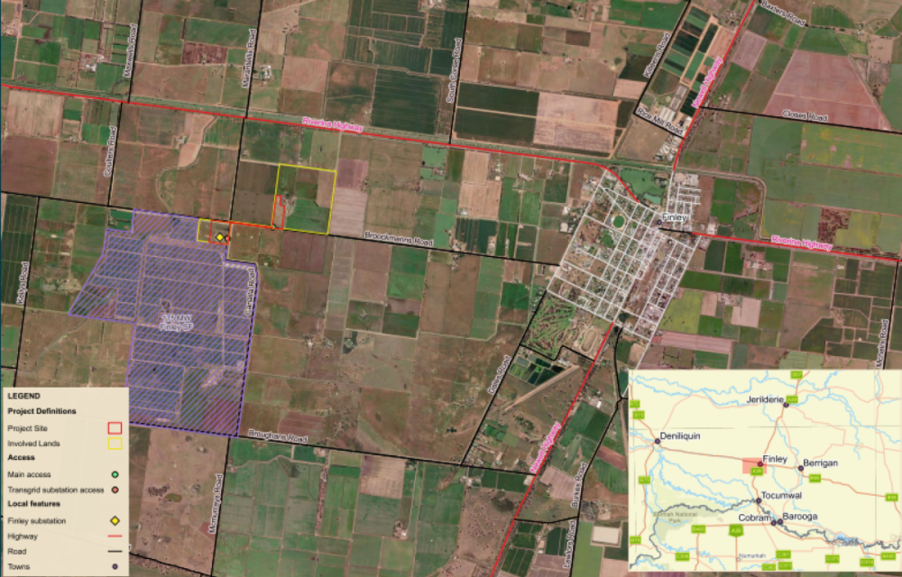 A large-scale battery energy storage project is planned for the Riverina-Murray region of NSW.