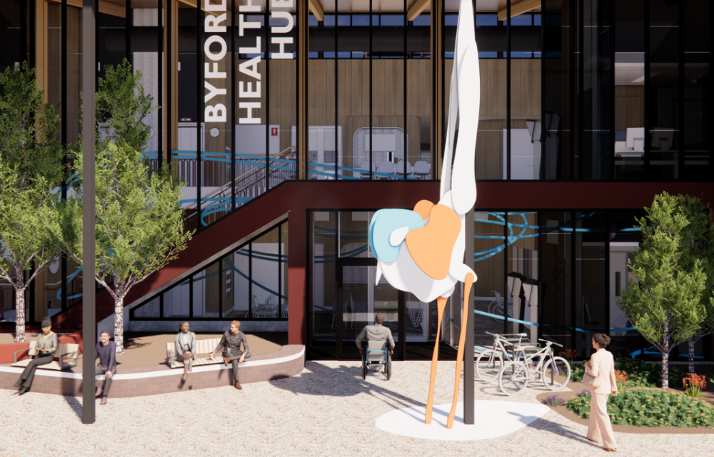 Construction commencement of the Byford Health Hub in Perth, a multidisciplinary community health facility delivered by PS Structures.